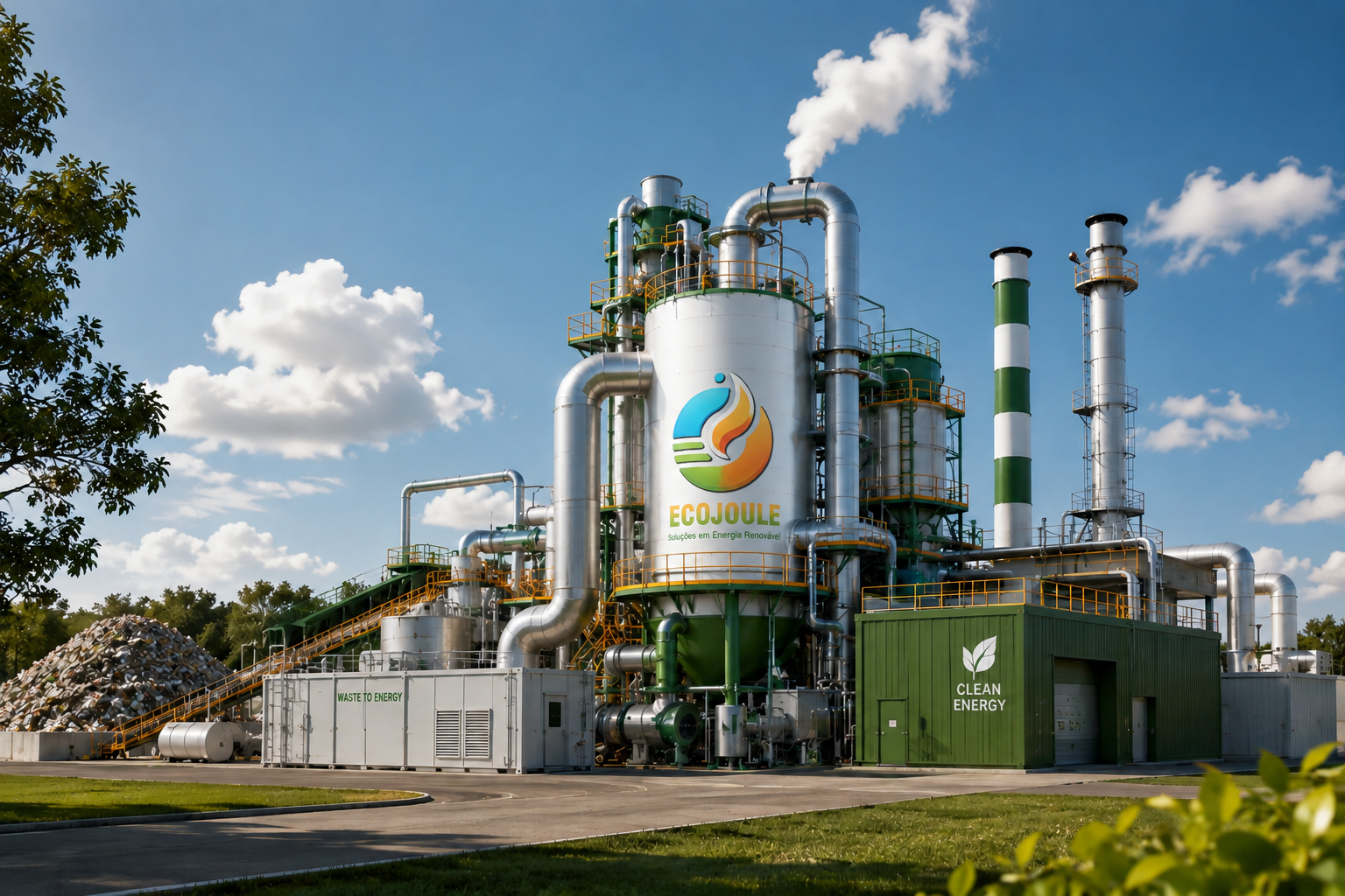 Solução Proprietária de Última Geração - Gaseificação em Leito Fluidizado Circulante